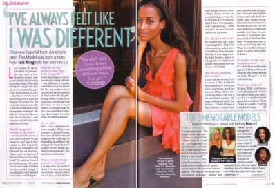 Isis King
Photo: Andrew McLeod
For: US Weekly, September 15, 2008
