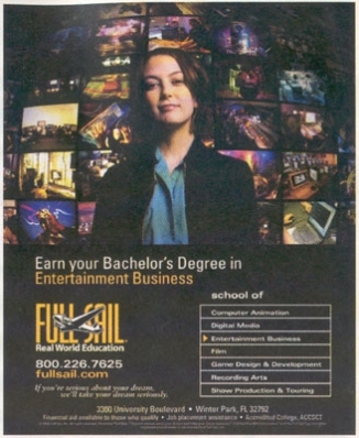 Elyse Sewell
For: Full Sail
