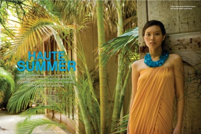 Gina Choe
Photo: Kate Benson
For: South of Fifth & The Islands Magazine, Summer 2009
