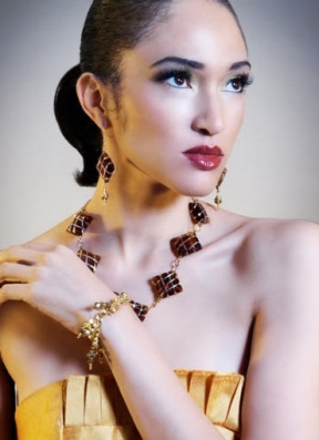 Naima Mora
Photo: G. LeGare
For: Kastle Designs and Treasure Chest Jewelry, Spring/Summer 2011
