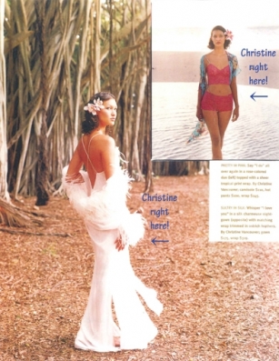 Claire Unabia
Photo: Linny Morris
For: Islands Weddings & Honeymoons, Spring/Summer 2002
