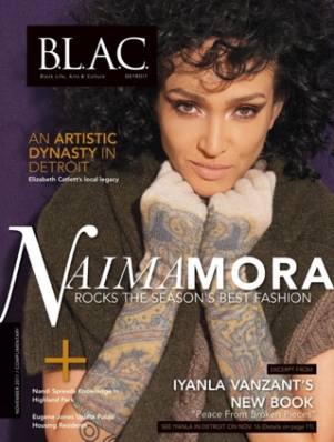 Naima Mora
For: B.L.A.C. Detroit Magazine, November 2011
