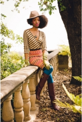 Ambreal Williams
For: Trina Turk,  Fall 2012 Collection
