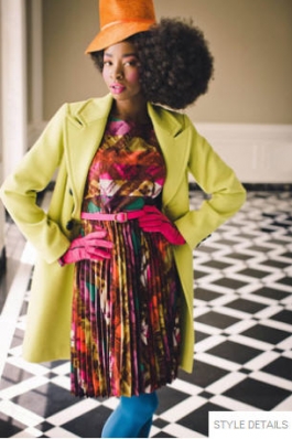 Ambreal Williams
For: Trina Turk,  Fall 2012 Collection
