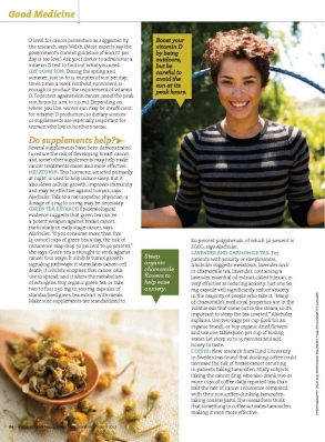 Fo Porter
For: Natural Health Magazine, September/October 2013
